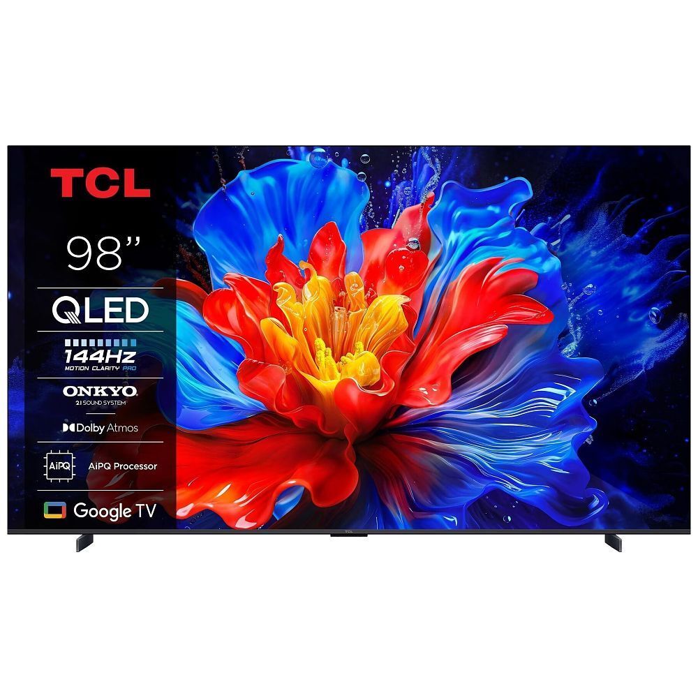 TCL 98P8K 98-Inch (249 cm) Smart TV, QLED, Ultra HD - 4K