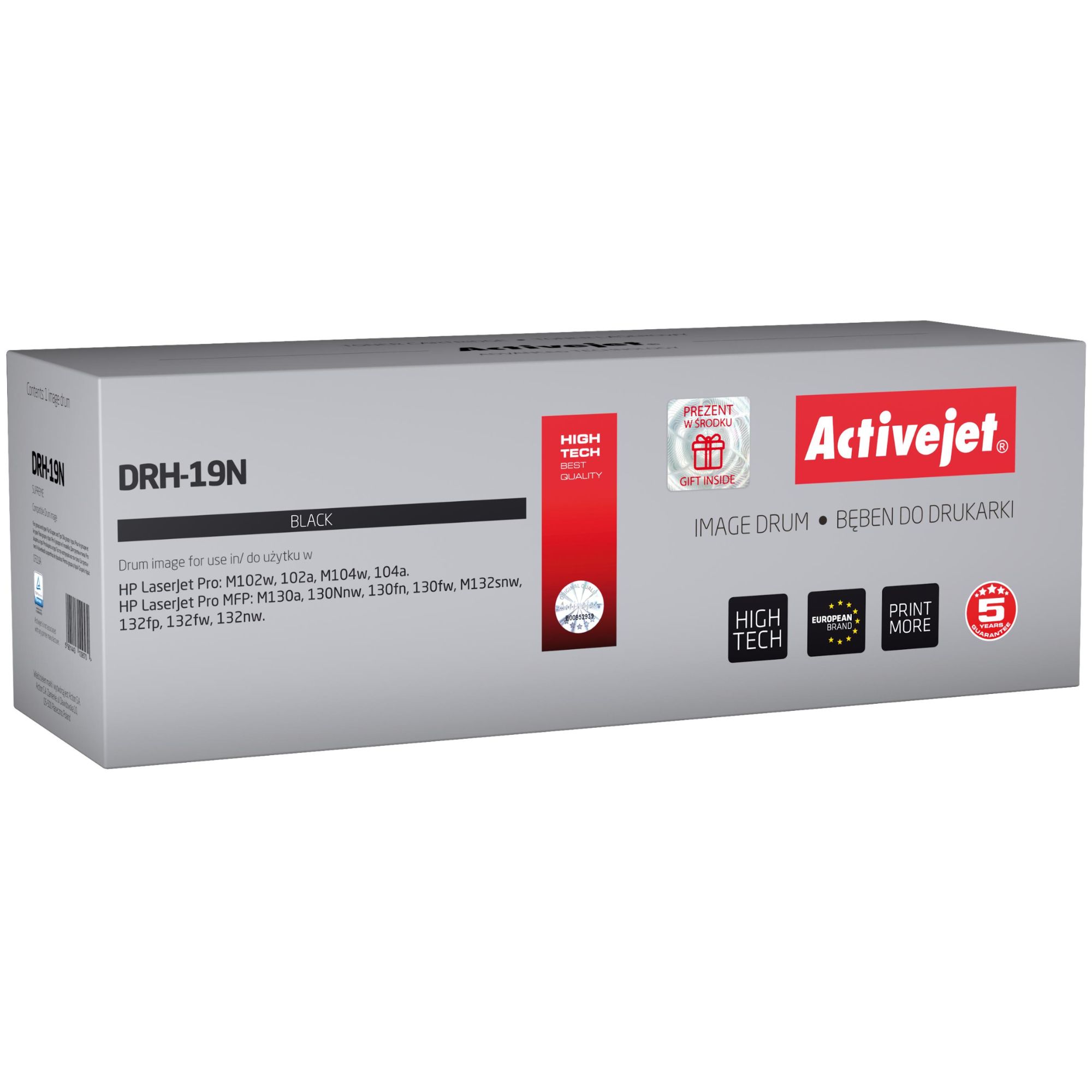 Activejet DRH-19N Drum (HP 19A CF219A Compatible; 12,000 Pages; Black)