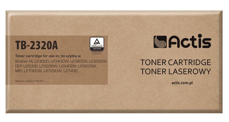 Cartucho de tóner negro Actis TB-2320A (reemplazo para Brother TN-2320)