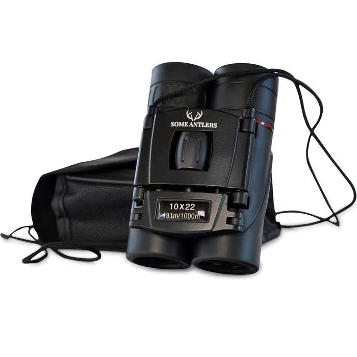 Some Antlers 10x Folding Binoculars with Dioptic Adjustment