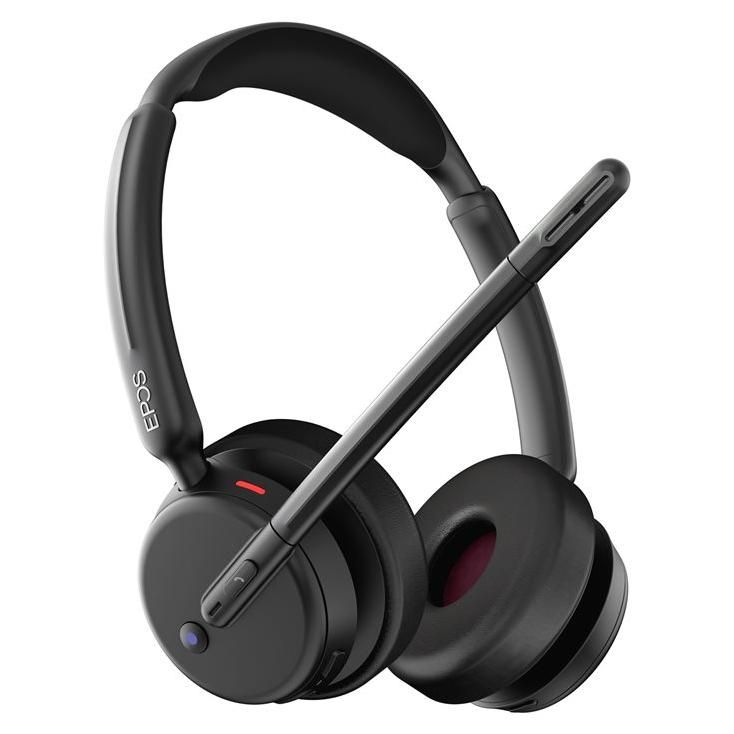 Epos Impact 500 Series Over-Ear Bluetooth Headset with Active Noise Cancellation - Black