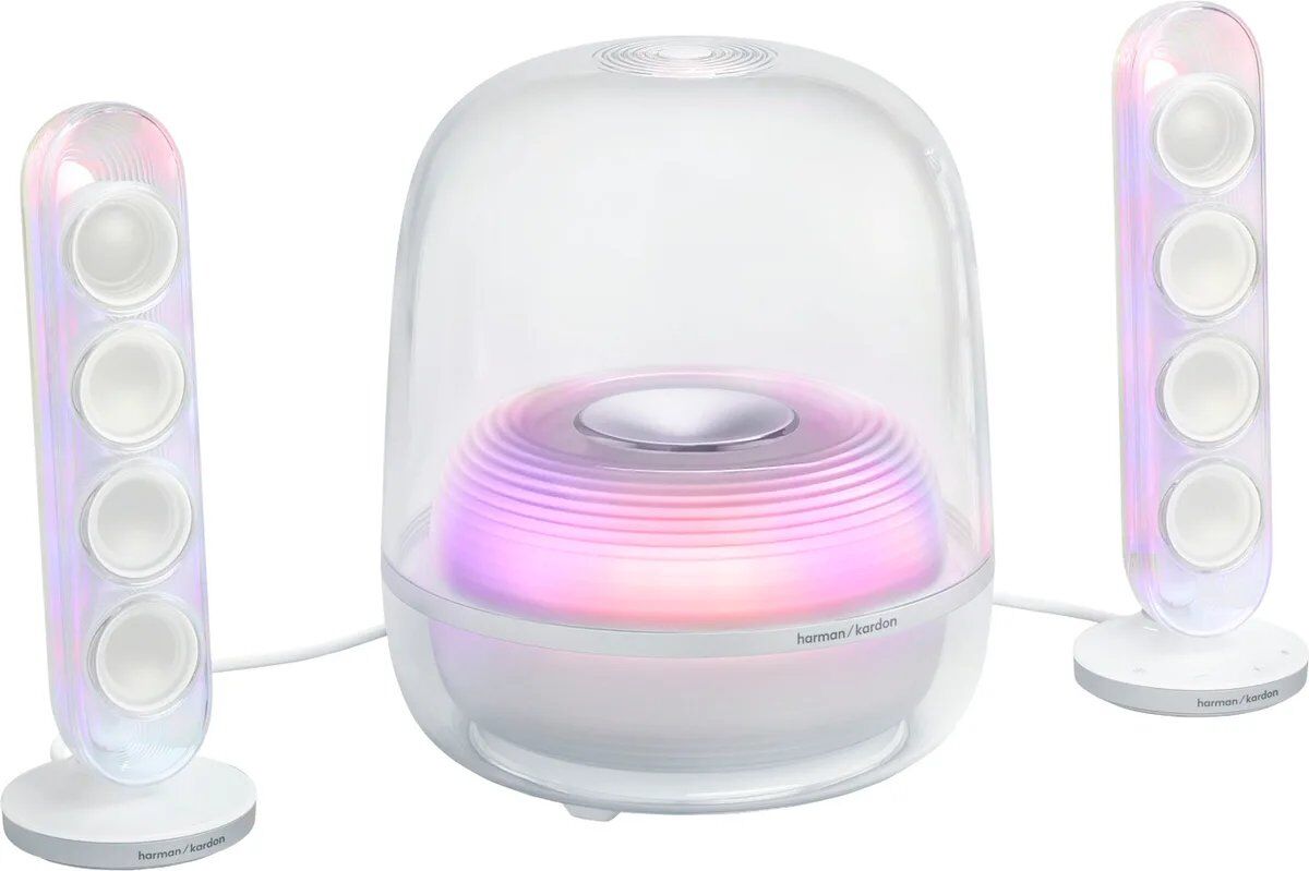 Harman Kardon Soundsticks 5 Bluetooth 2.1 Channel Speaker System - White