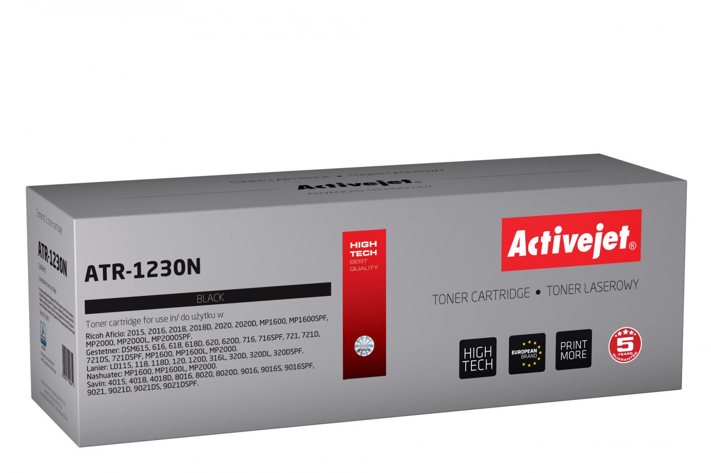 Activejet ATR-1230N Toner Cartridge (Ricoh 1230D Replacement)