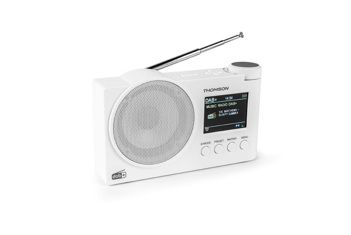 Thomson RT400DABBTWH DAB+ Radio and Bluetooth Speaker