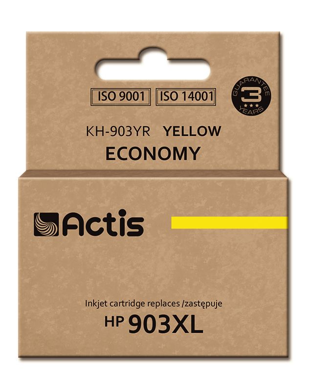 Actis KH-903YR Ink Cartridge (HP 903XL T6M11AE Replacement, Standard, 12ml, Yellow)
