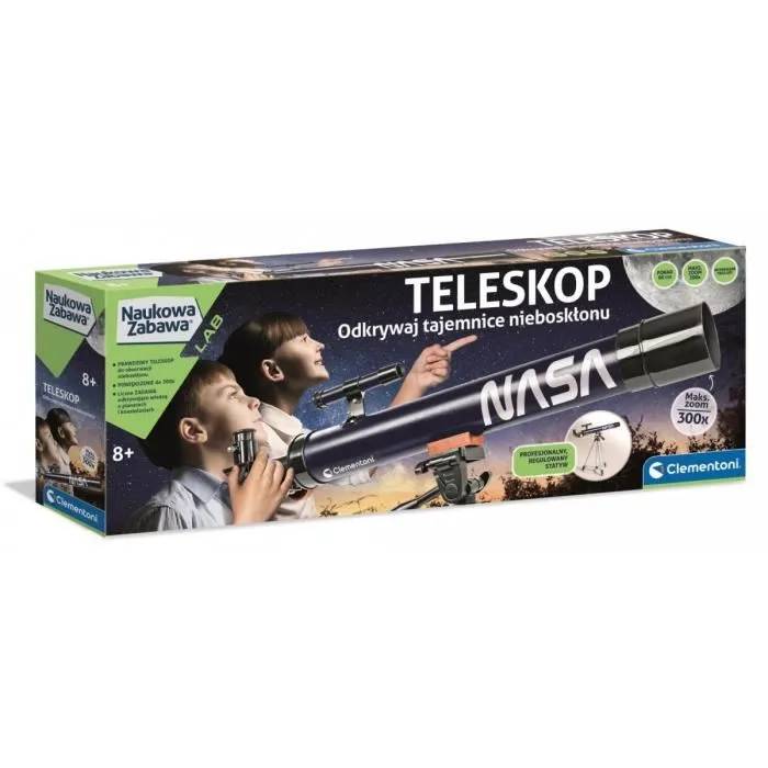 NASA Astronomical Telescope with Clementoni Scientific Fun 5 Lens