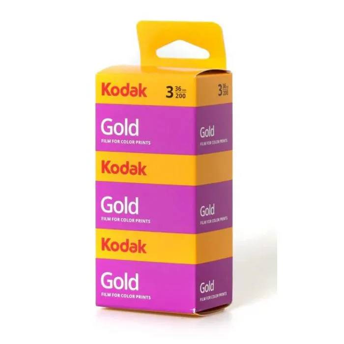 Kodak Gold 200 Color 35mm Film - 36 Poses (Pack of 3)