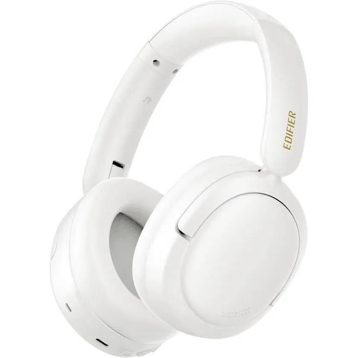 Edifier W800BT SE Wireless Bluetooth Headset - 45 Hour Battery Life - AI Noise Cancellation - White