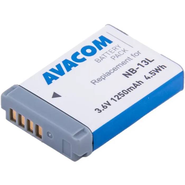 Avacom Li-Ion Battery for Canon NB-13L (3.6V, 1250mAh, 4.5Wh)