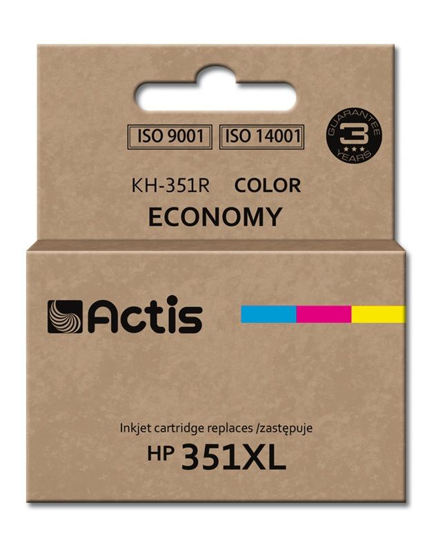 Actis Ink Cartridge KH-351R (HP 351XL CB338EE Replacement, Standard, 21ml, Color)