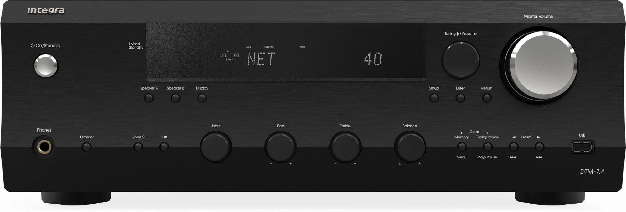 Integra Stereo Network Receiver Amplifier DTM-7.4 with HDMI
