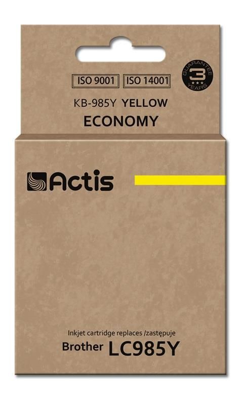 Actis KB-985Y Ink Cartridge (Yellow, 19.5ml)