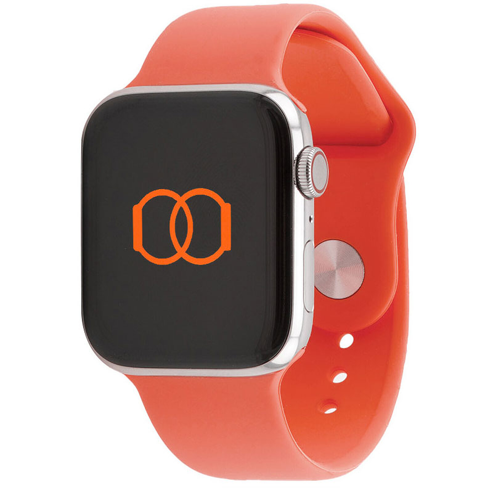 Band Band Sport Bracelet Fluoroelastomer Tangerine 42 mm