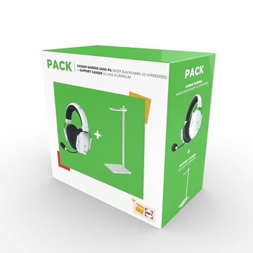 Razer BlackShark V2 HyperSpeed Wireless Gaming Headset - FNAC Pack, White