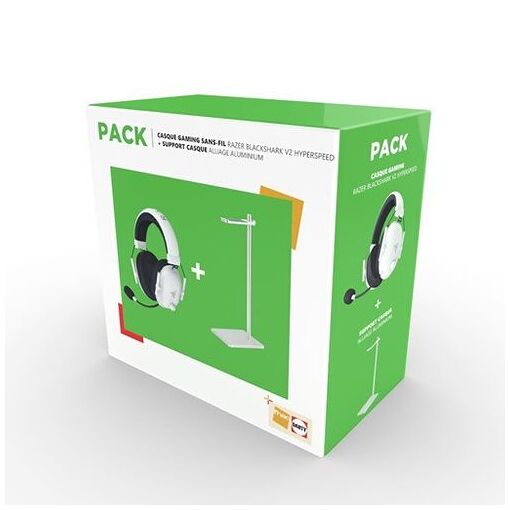 Auriculares de juego inalámbricos Razer BlackShark V2 HyperSpeed - Paquete FNAC, Blanco