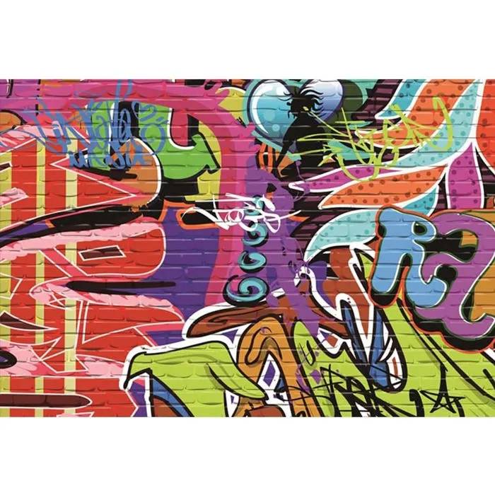 Underscore Vinyl Photo Backdrop - 3x2.5m Brick Wall Graffiti