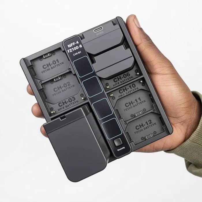 Sony Battery Charger 8-Slot with LED Screen for A7R5/A7S3/A7M4