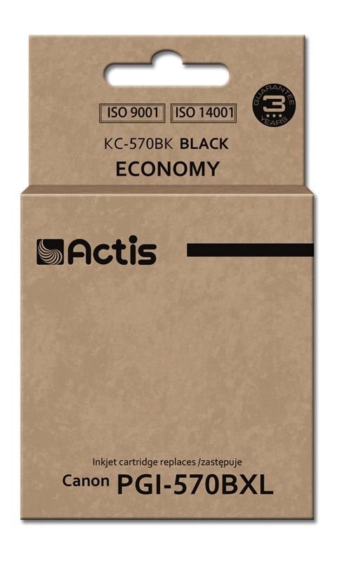 Actis Ink KC-570BK (Canon PGI-570BK Replacement, Standard, 22ml, Black)