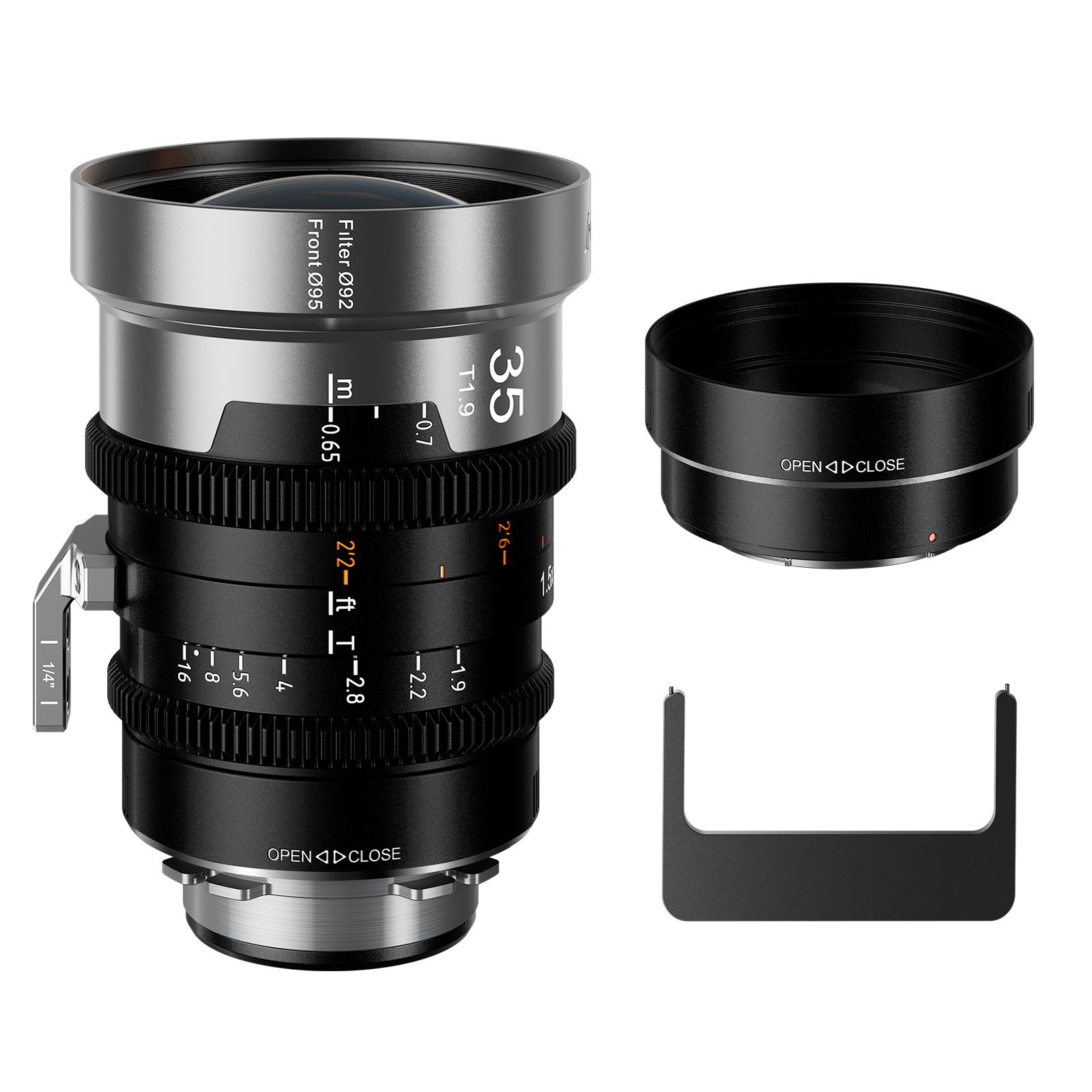 Sirui IronStar 35mm Anamorphic Cinema Lens T1.9 1.5X Full Frame