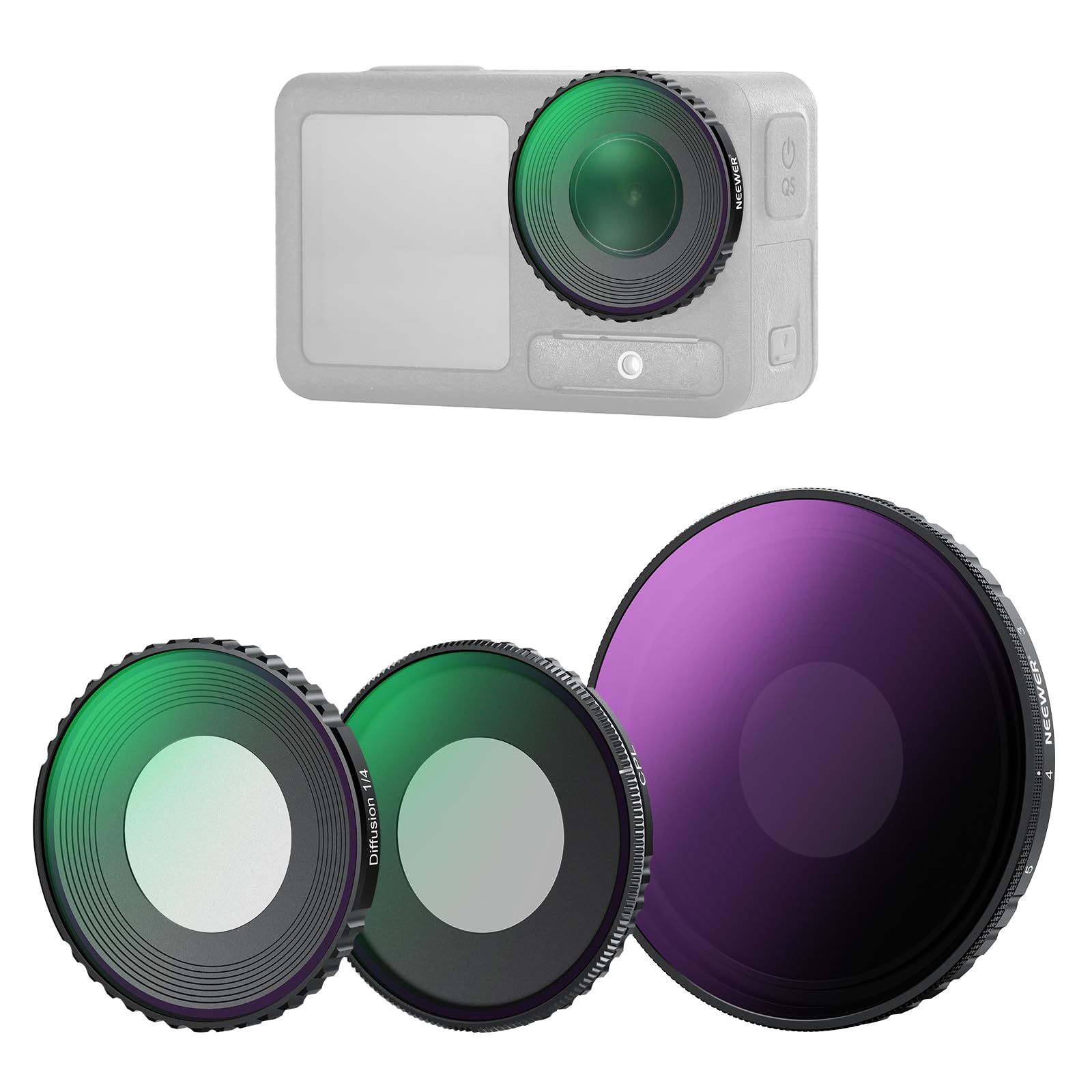Neewer ND Filter Kit for DJI Osmo Action