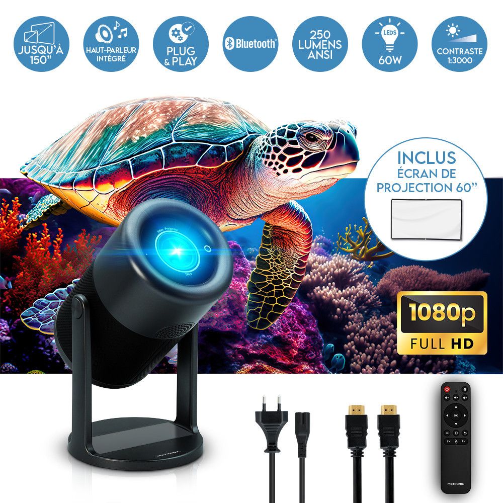 Proyector Metronic VIZYO - Negro
