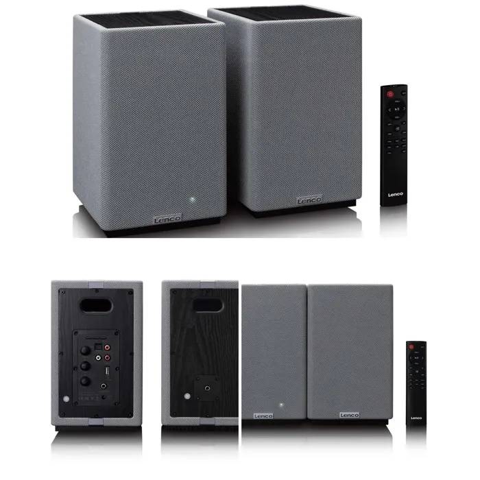 Lenco Bluetooth Hi-Fi Speakers - 80W - RCA, Optical & USB Input