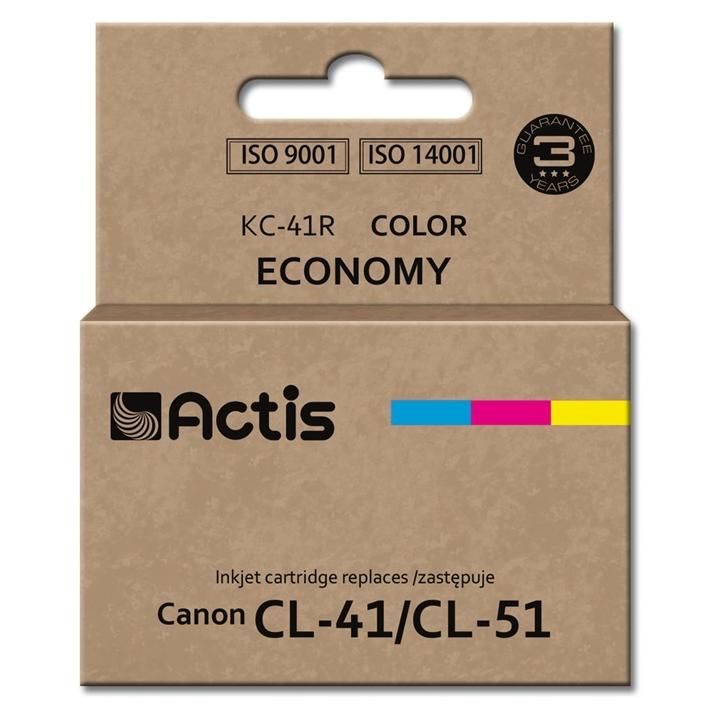 Actis Ink KC-41R (Canon CL-41/CL-51 Replacement; Standard; 18ml; Color)