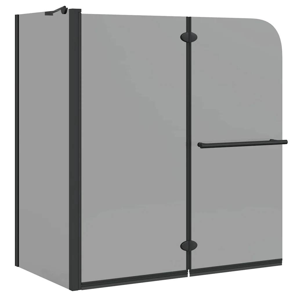 Enceinte de douche pliable VidaXL Transparente Foncé