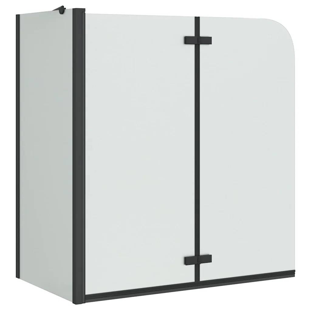 VIDAXL Shower Enclosure, Black, 47x26x51 inches