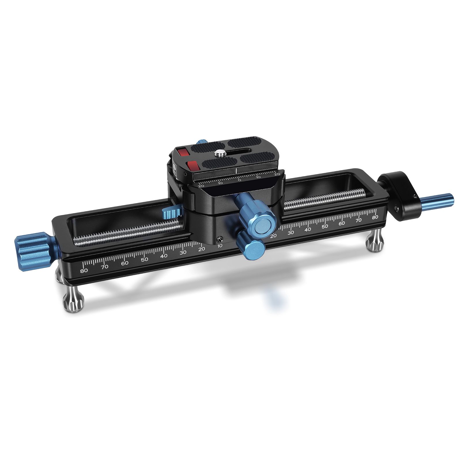 Sirui MS18 Macro Focus Rail, 360° Rotating Head with Arca-Swiss Plate, Detachable Feet
