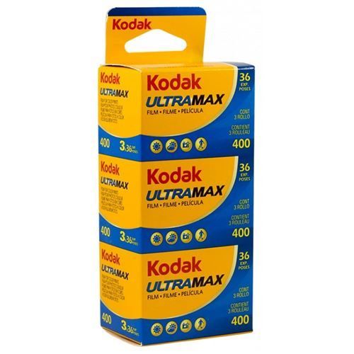 Kodak Ultramax 135-24 Tpack - 3x 35mm Film, ISO 400, 36 Exposures