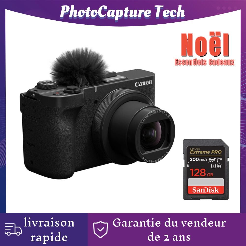 Canon PowerShot V1 22.3 MP + Sandisk 128GB 200MB/s