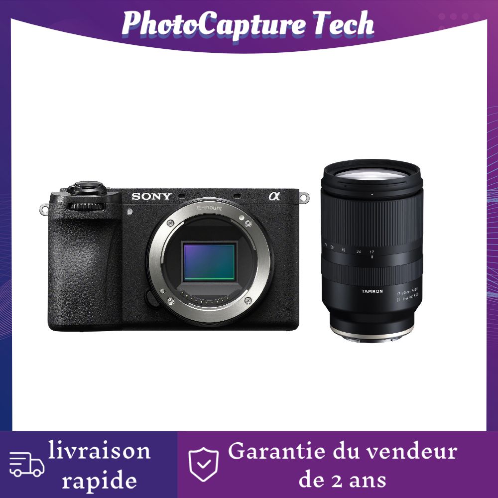 Sony Alpha 6700 26MP Body + Tamron 17-70mm f/2.8 Di III-A VC RXD Lens (B070) for Sony E Mount