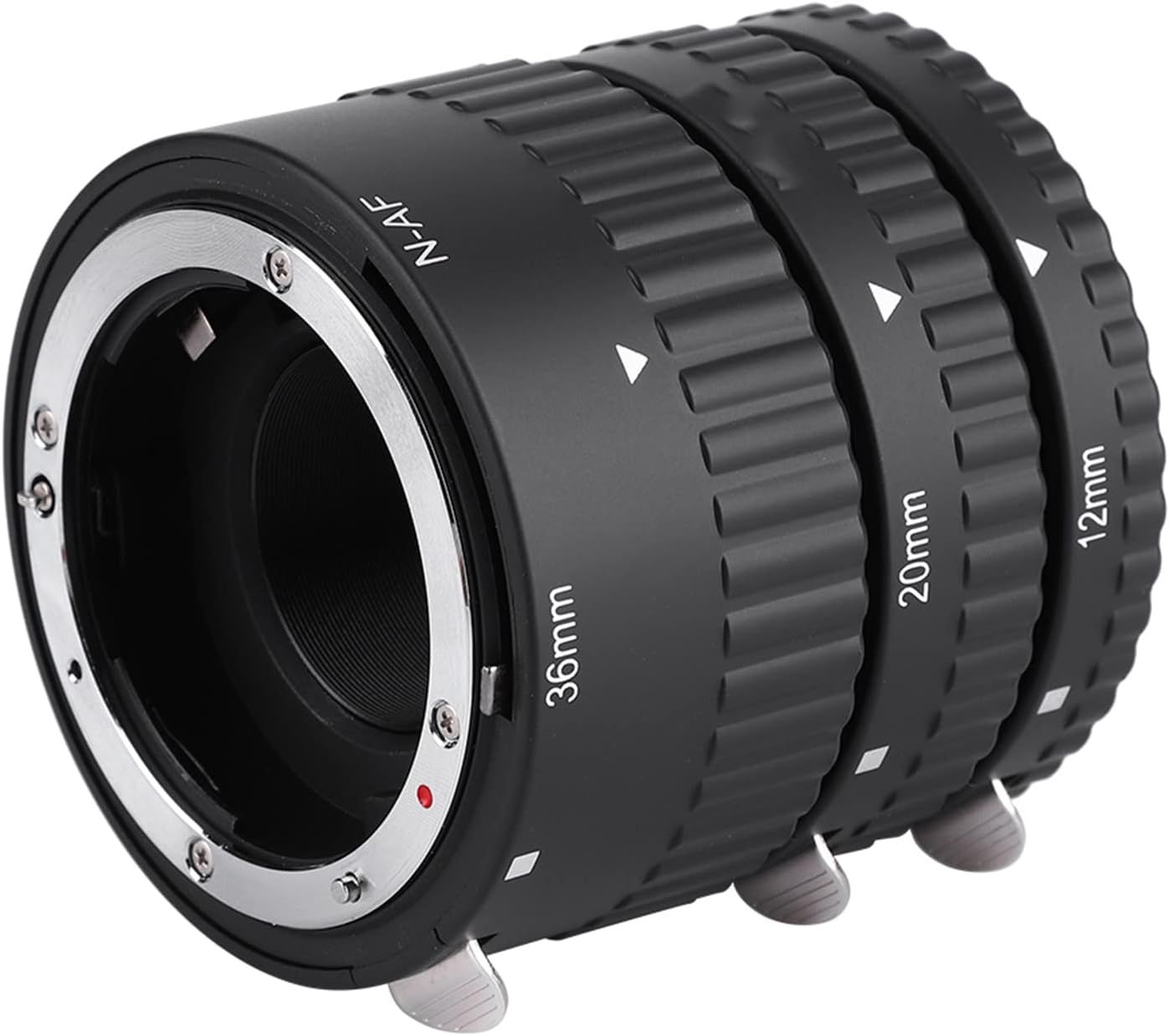 INF 12mm 20mm 36mm Macro Extension Tubes Set for Nikon (Black)
