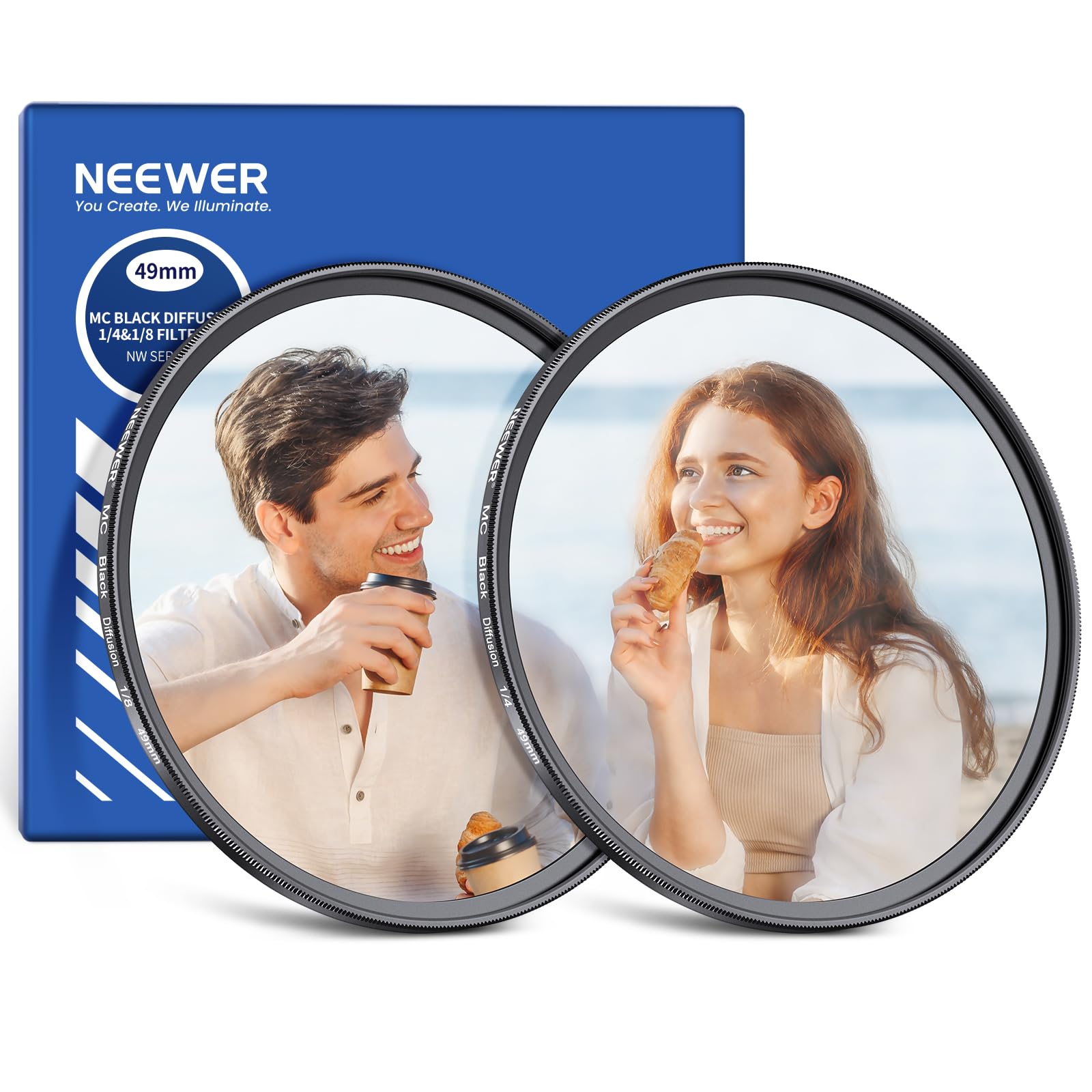 Neewer 49mm Camera Lens Filters (Pack of 2)