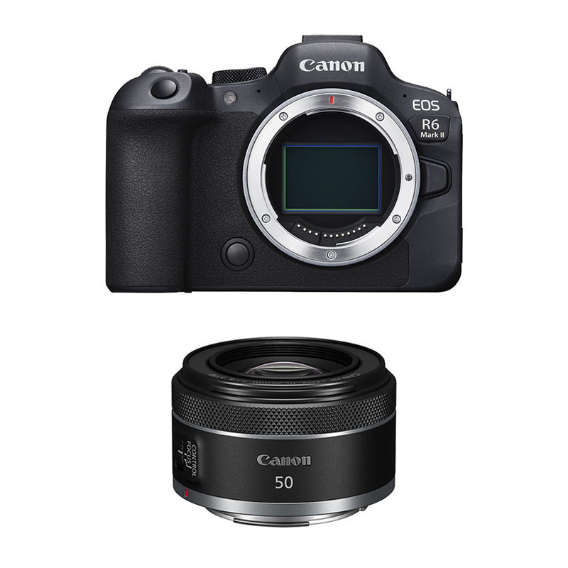 Canon EOS R6 Mark II + RF 50mm f/1.8 STM 3-Year Warranty