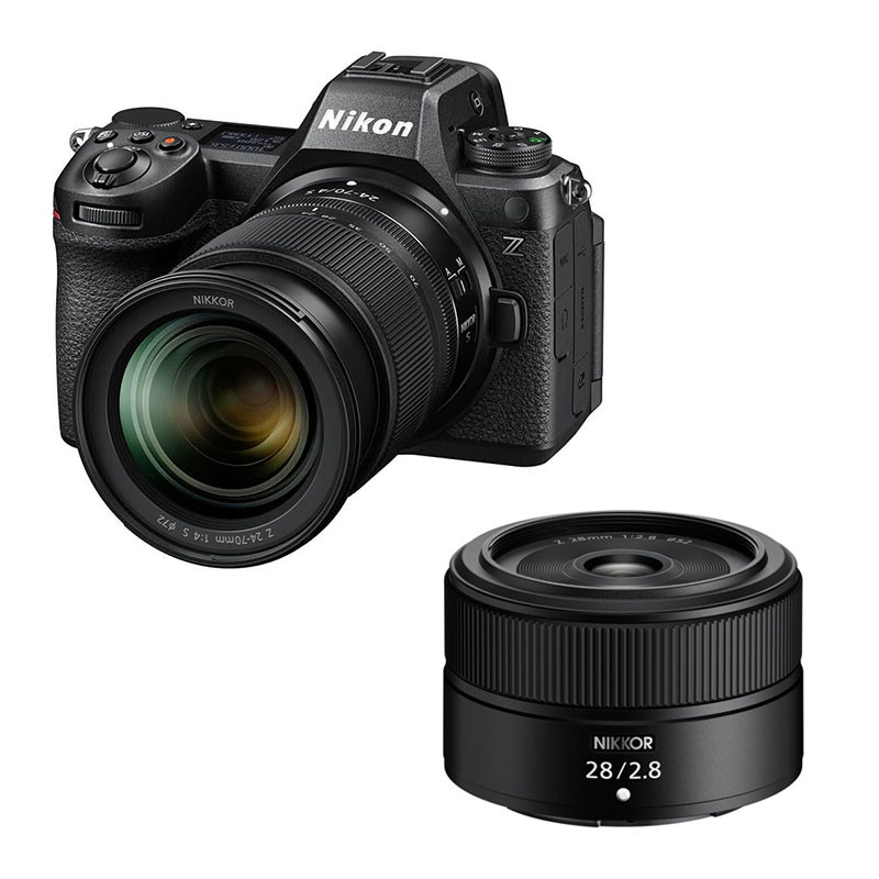 Nikon Z6 III + Lente Z 24-70mm f/4 S + Z 28mm f/2.8, Garantía de 3 años
