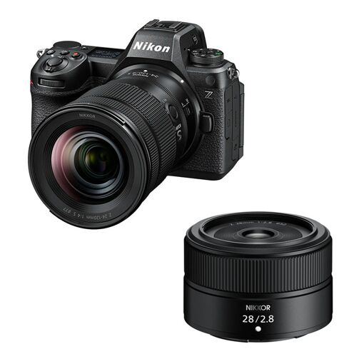 Nikon Z6 III Kit with Z 24-120mm f/4 S and Z 28mm f/2.8 Lens, 3-Year Warranty