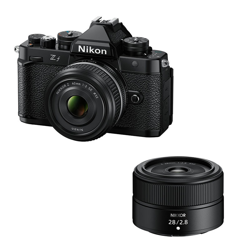 Nikon Zf Black + NIKKOR Z 40mm f/2 SE + Z 28mm f/2.8