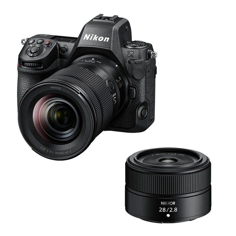 Nikon Z8 + Lente Z 24-120mm f/4 S + Lente Z 28mm f/2.8, Garantía de 3 años