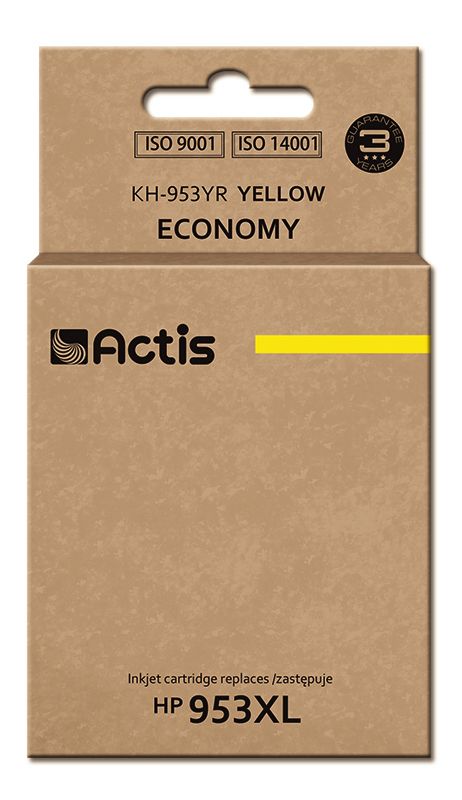 Actis KH-953YR Ink Cartridge (HP 953XL Equivalent, Premium, 25ml, Yellow)