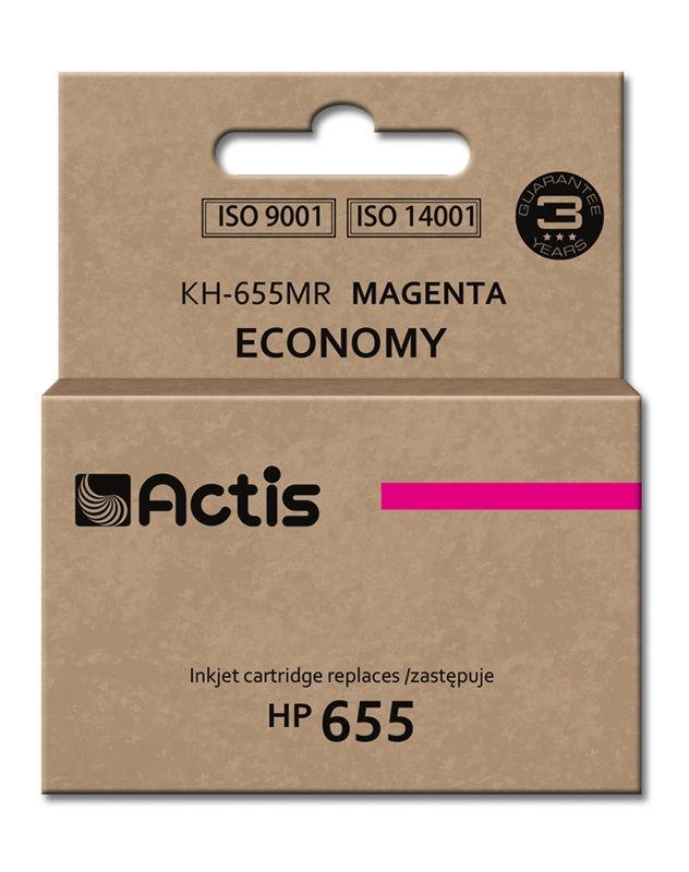 Actis KH-655MR Ink (HP 655 CZ111AE Replacement, Standard, 12ml, Red)