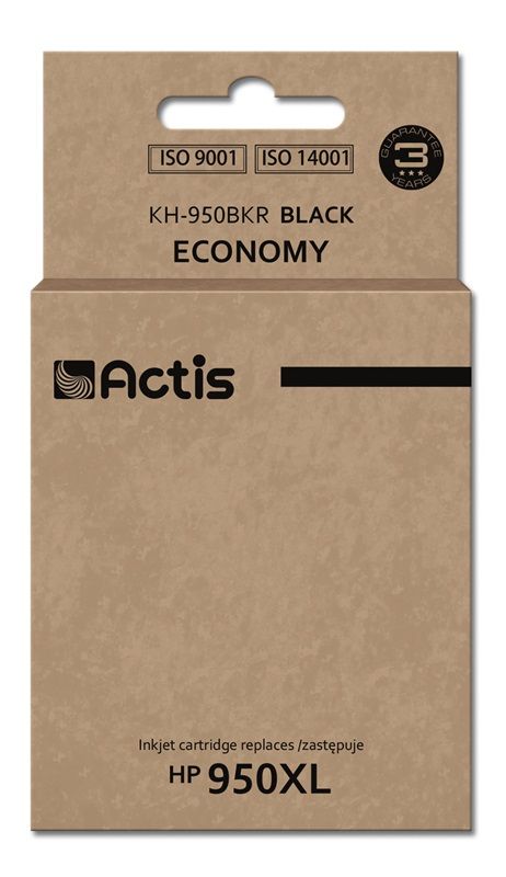 Actis Black Ink Cartridge KH-950BKR (HP 950XL CN045AE Equivalent; Standard; 80ml)