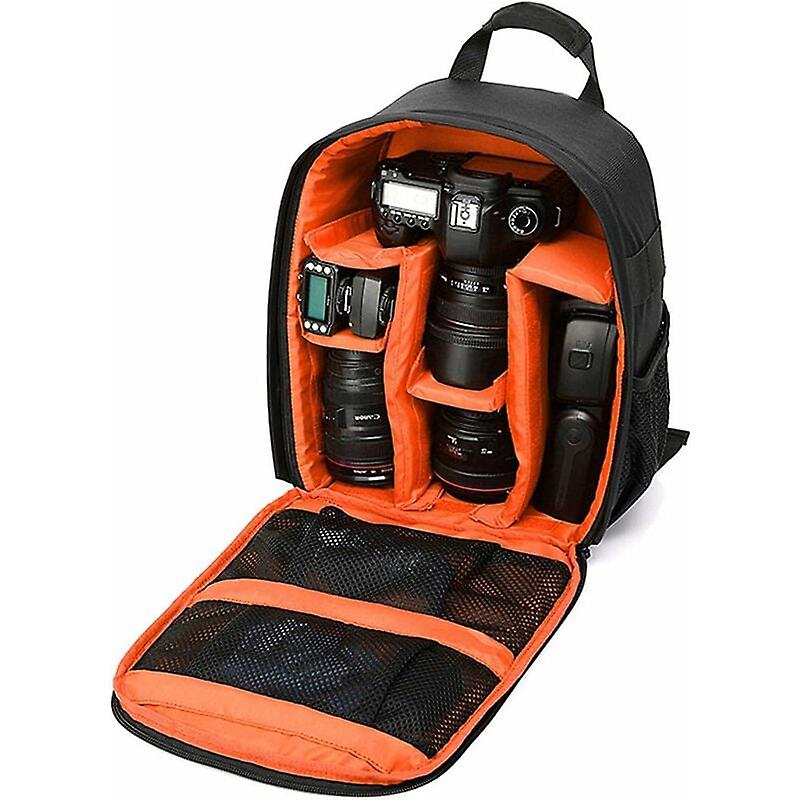 Bolsa para cámara Zhouweishop, mochila mini con protección contra choques, impermeable, correa ajustable, estuche para DSLR, SLR digital, cámara sin espejo y otros accesorios