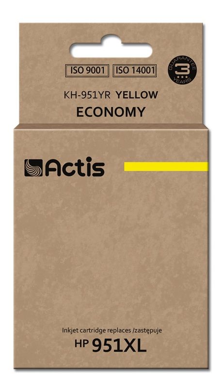 Actis KH-951YR Ink Cartridge (HP 951XL CN048AE Replacement, Standard, 25ml, Yellow)
