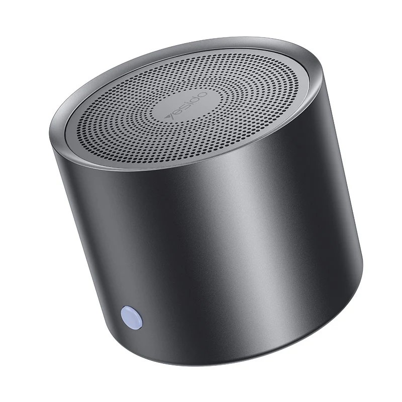 YESIDO Mini Bluetooth Speaker - IPX5 Waterproof, Enhanced Bass, 700mAh Battery, Bluetooth 5.0 - Grey