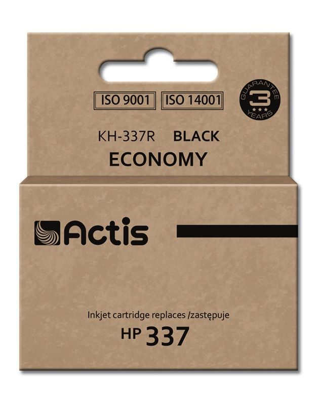Actis Ink KH-337R (HP 337 C9364A Replacement, Standard, 15ml, Black)