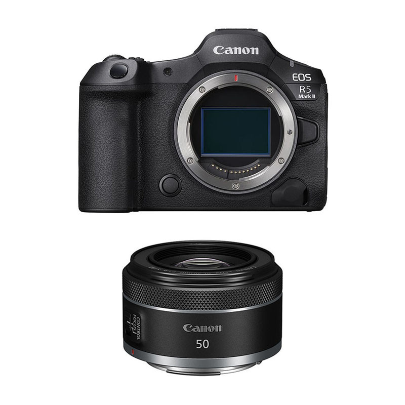Canon EOS R5 Mark II + RF 50mm f/1.8 STM 3-Year Warranty