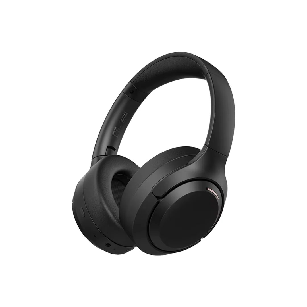 Langsdom Bluetooth Headset V5.4 with Active Noise Cancellation 67h Battery Life 40mm Audio HD - Black