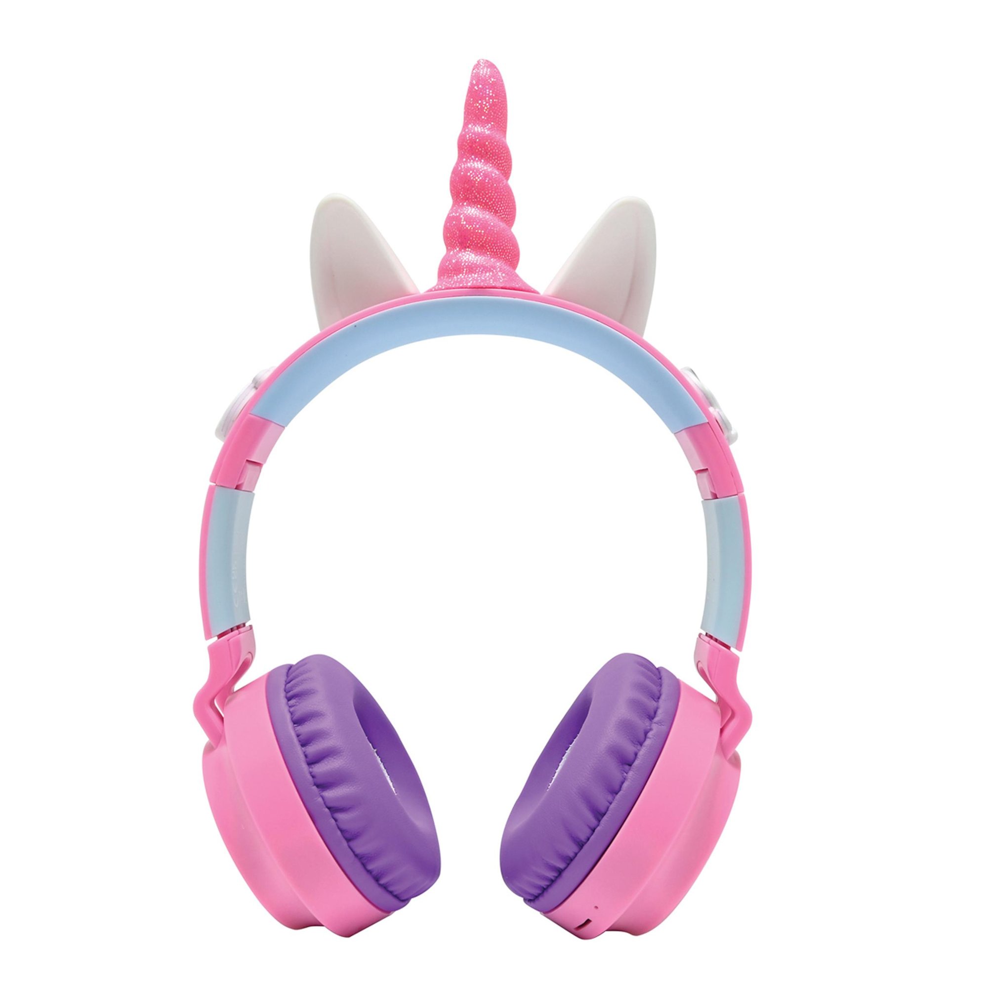 Lexibook Light 3D Unicorn Foldable Bluetooth & Wired Headset